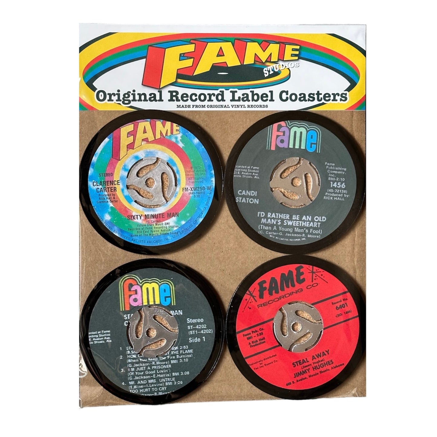 FAME LABEL COASTERS
