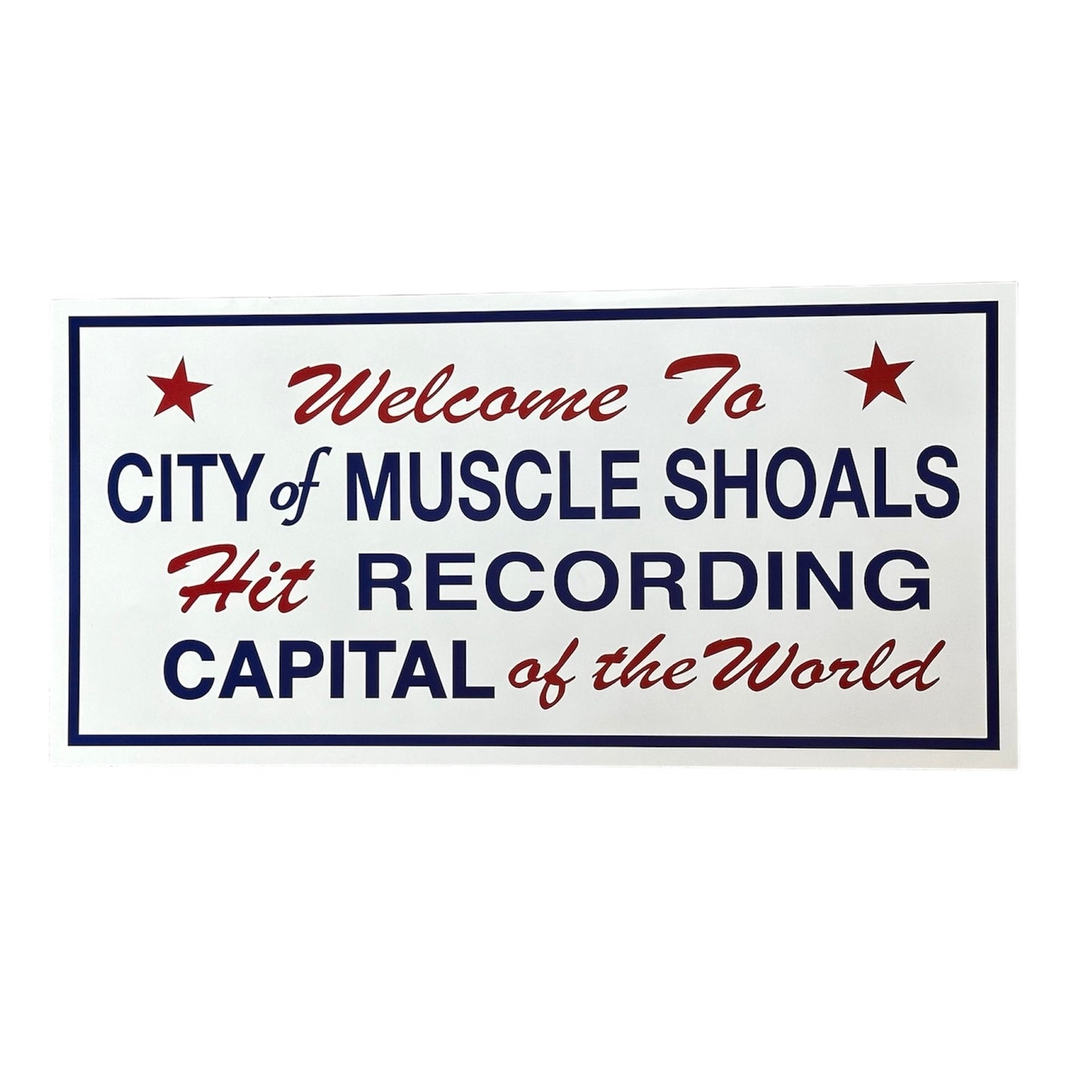 POSTER CITY LIMITS 24X12