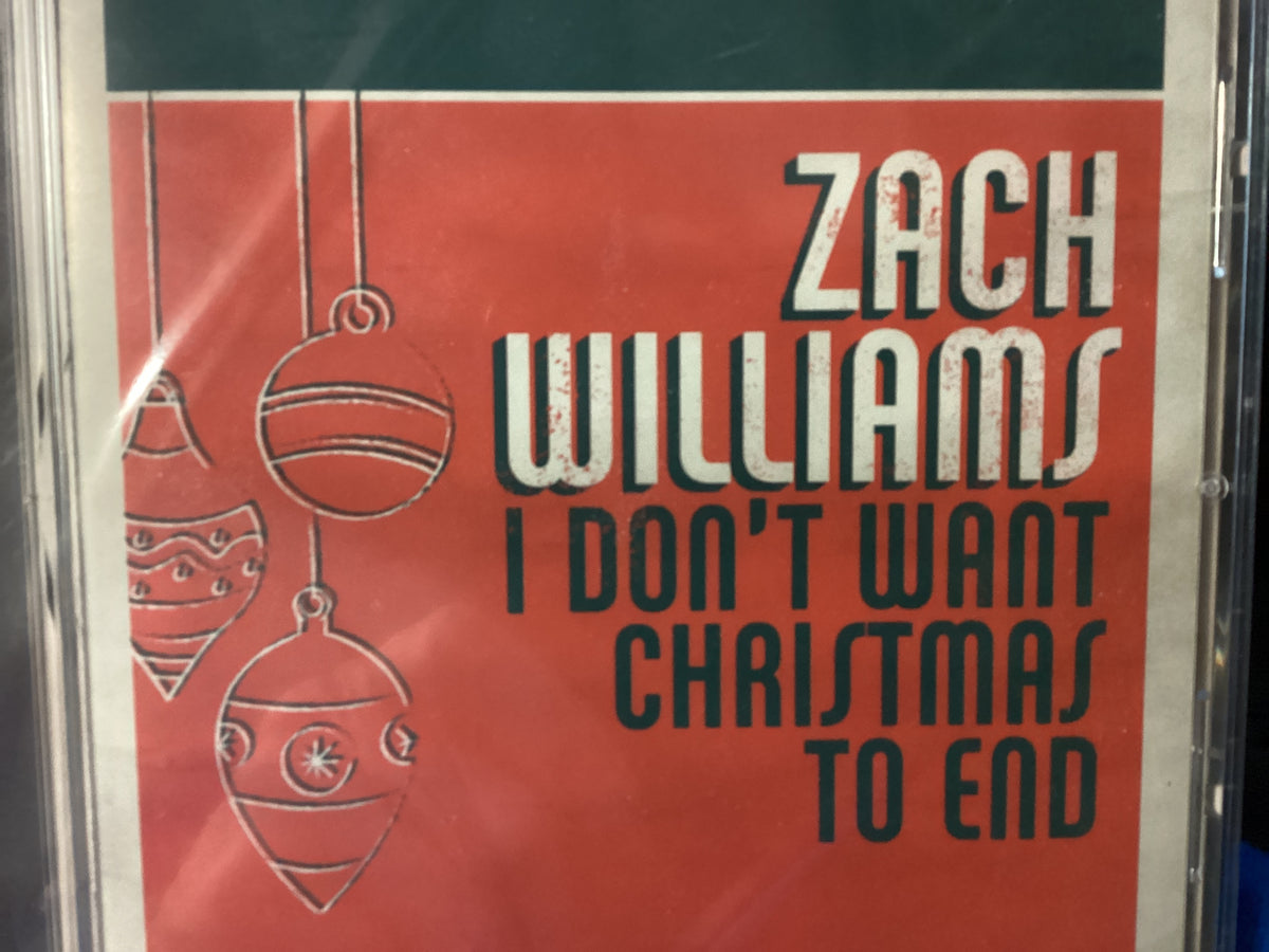 Zach Williams I Don’t Want Christmas to End - CD