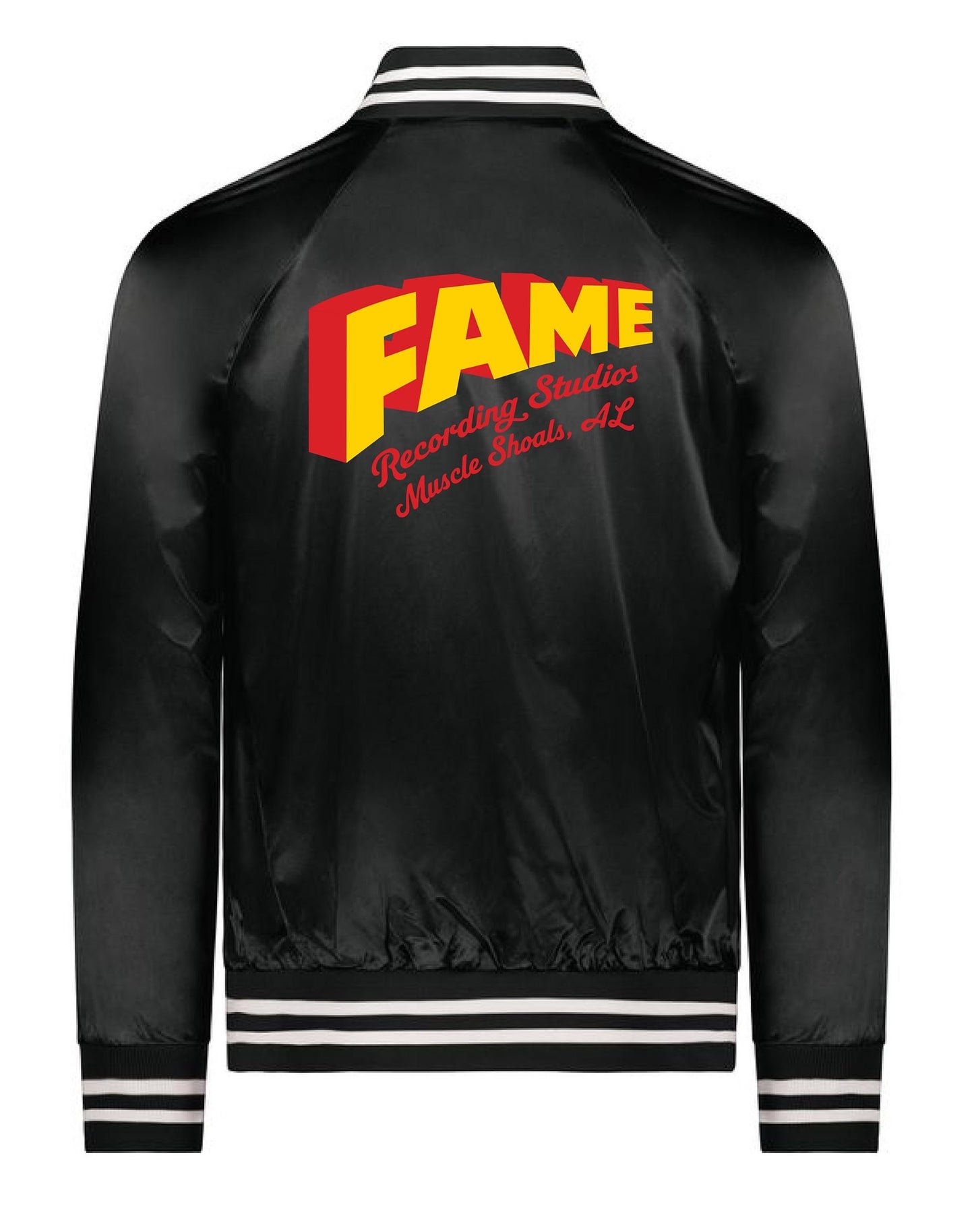 Satin Baseball Jacket