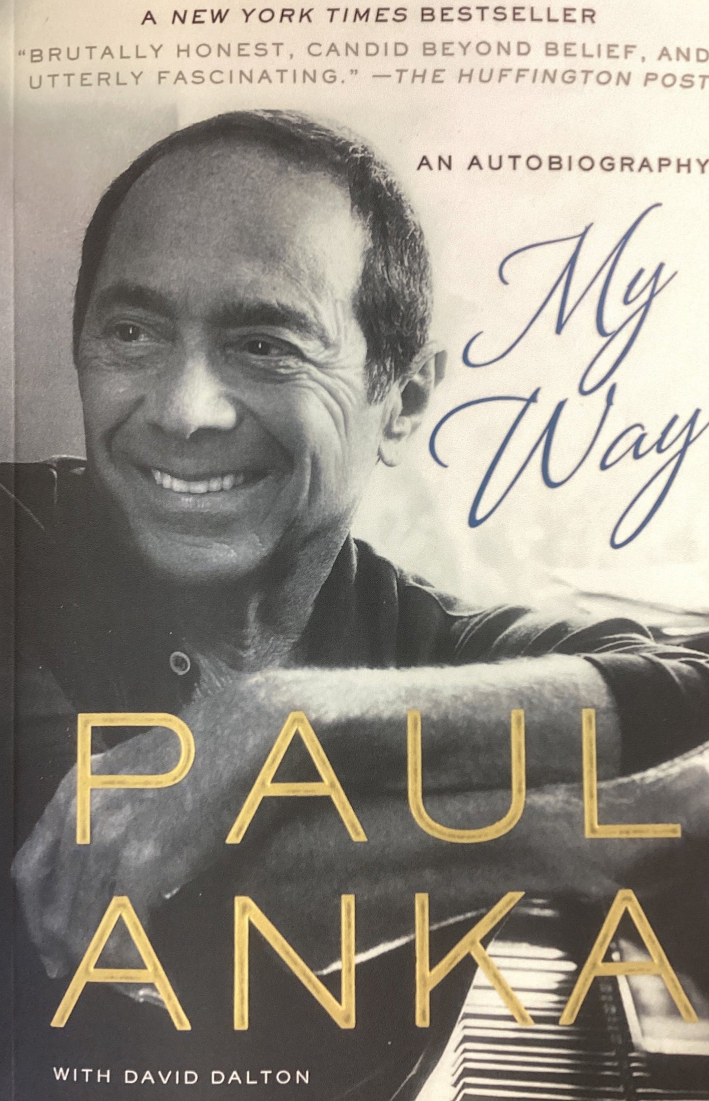 Paul Anka “My Way” autobiography (paperback)