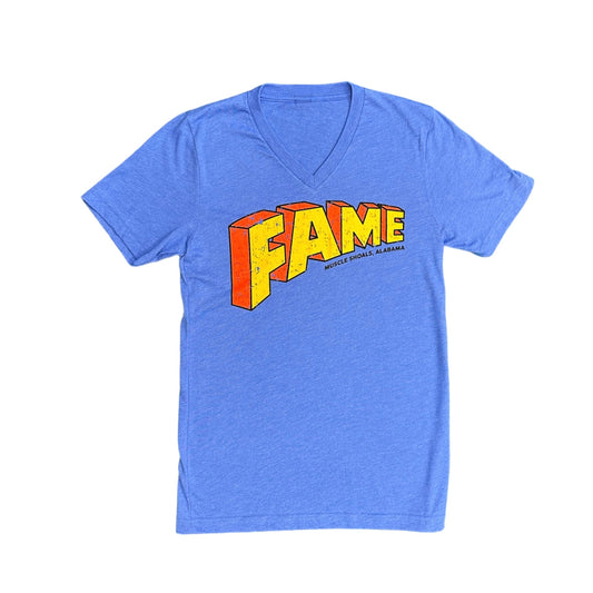 SUPERMAN BLUE V NECK